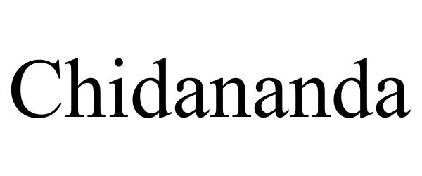 Trademark Logo CHIDANANDA