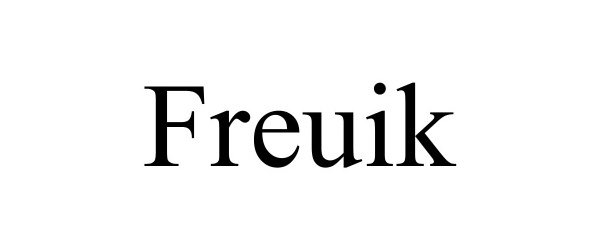 Trademark Logo FREUIK