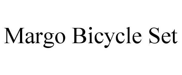  MARGO BICYCLE SET