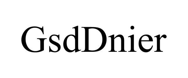 Trademark Logo GSDDNIER