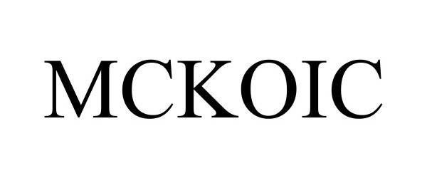 Trademark Logo MCKOIC