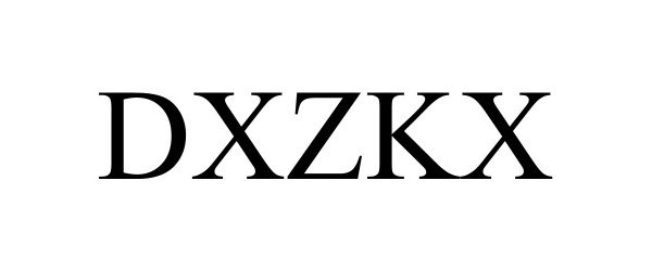 Trademark Logo DXZKX