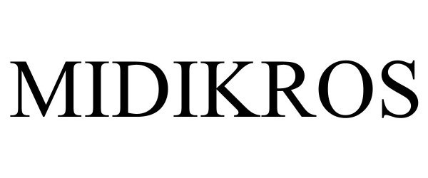 Trademark Logo MIDIKROS