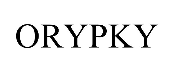  ORYPKY