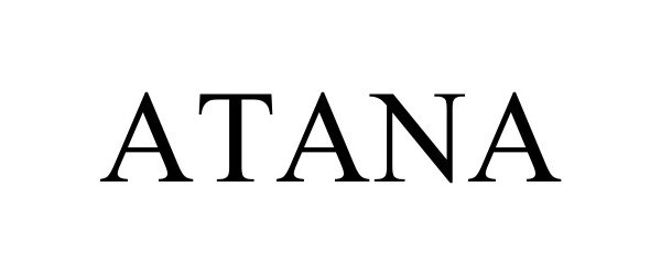 Trademark Logo ATANA