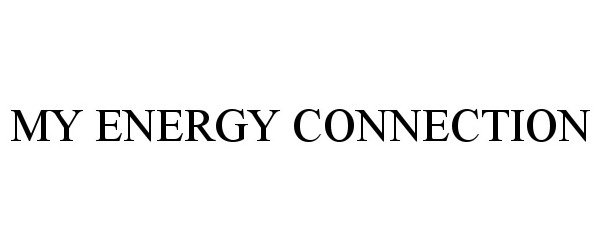  MY ENERGY CONNECTION
