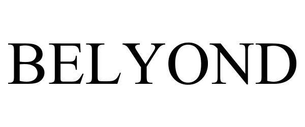 Trademark Logo BELYOND