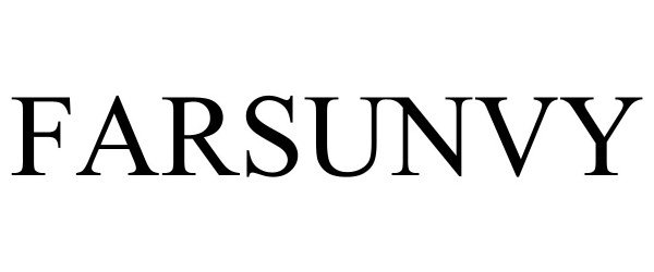 Trademark Logo FARSUNVY
