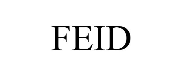 Trademark Logo FEID