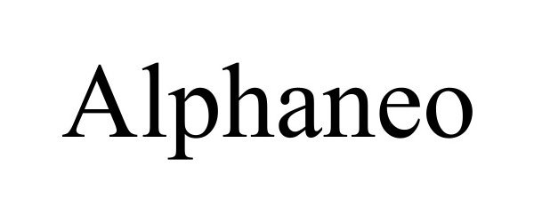 Trademark Logo ALPHANEO