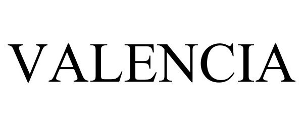 Trademark Logo VALENCIA
