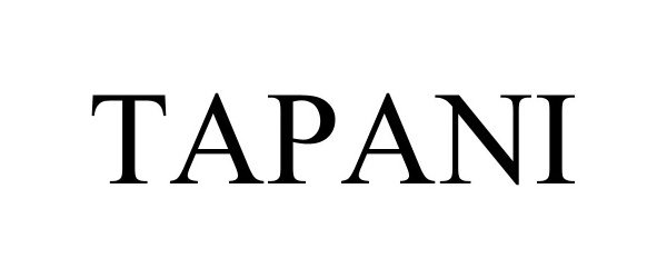 Trademark Logo TAPANI
