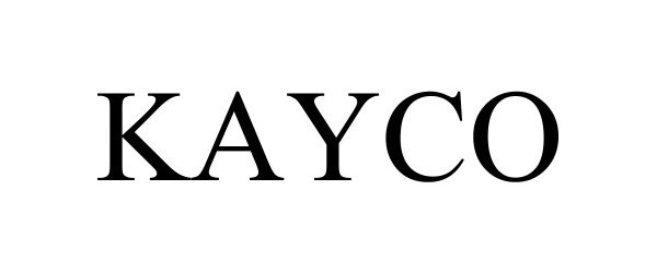 Trademark Logo KAYCO