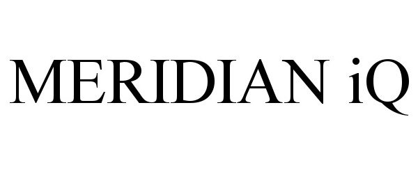 Trademark Logo MERIDIAN IQ