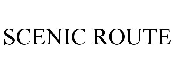 Trademark Logo SCENIC ROUTE