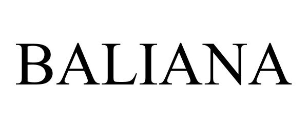  BALIANA