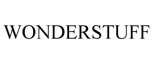 Trademark Logo WONDERSTUFF