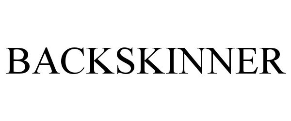 Trademark Logo BACKSKINNER