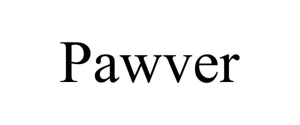 Trademark Logo PAWVER