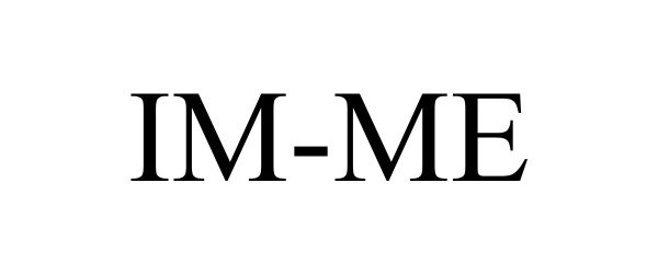 Trademark Logo IM-ME