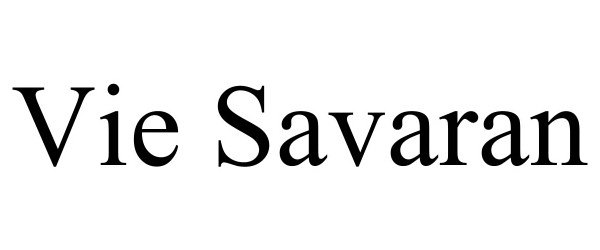 Trademark Logo VIE SAVARAN