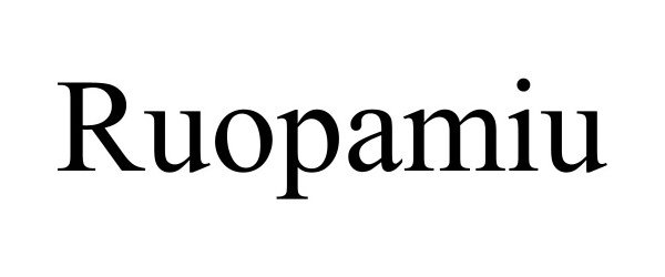 Trademark Logo RUOPAMIU