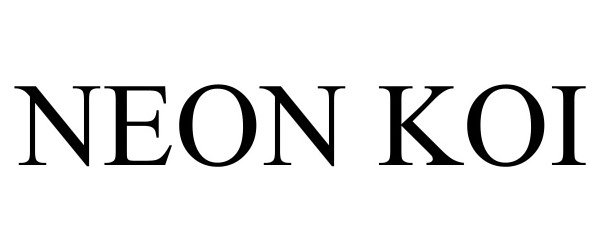 Trademark Logo NEON KOI