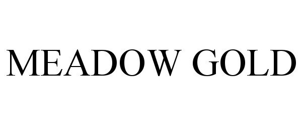 Trademark Logo MEADOW GOLD