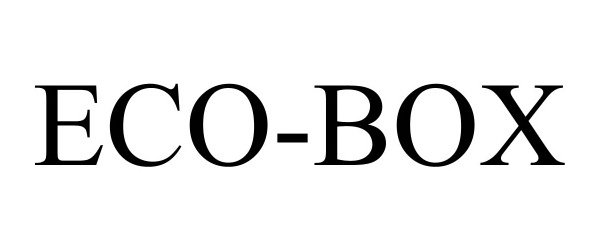Trademark Logo ECO-BOX