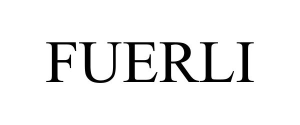 Trademark Logo FUERLI