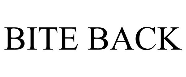 Trademark Logo BITE BACK