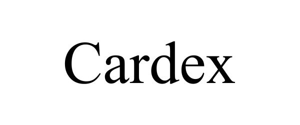 Trademark Logo CARDEX