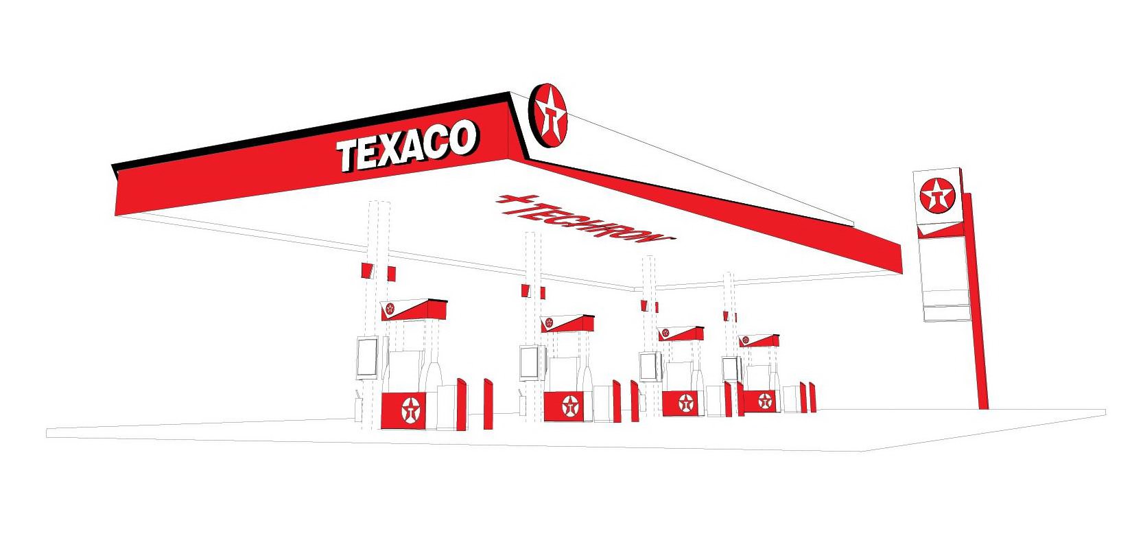 Trademark Logo TEXACO T +TECHRON