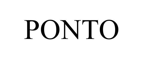 Trademark Logo PONTO