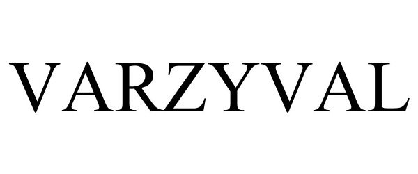 Trademark Logo VARZYVAL
