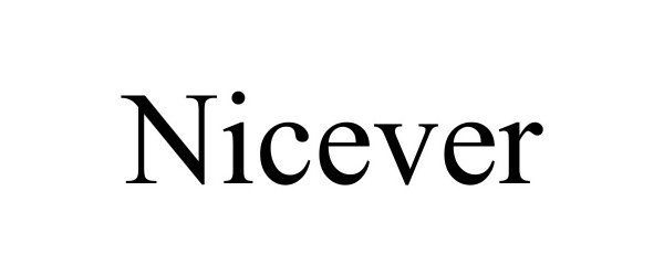 Trademark Logo NICEVER