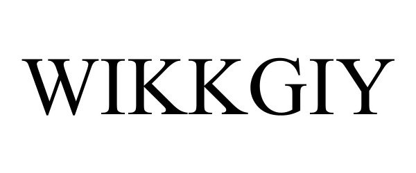 Trademark Logo WIKKGIY