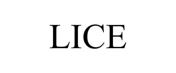 Trademark Logo LICE