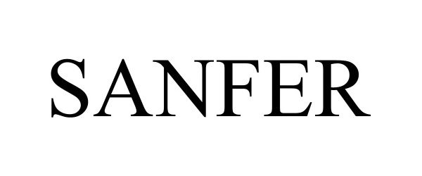Trademark Logo SANFER
