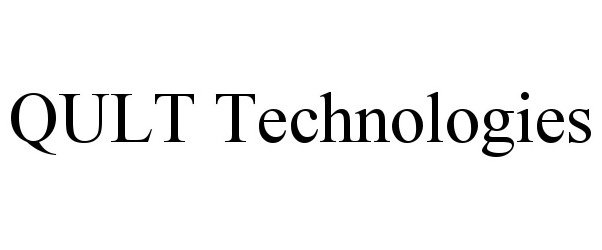 Trademark Logo QULT TECHNOLOGIES