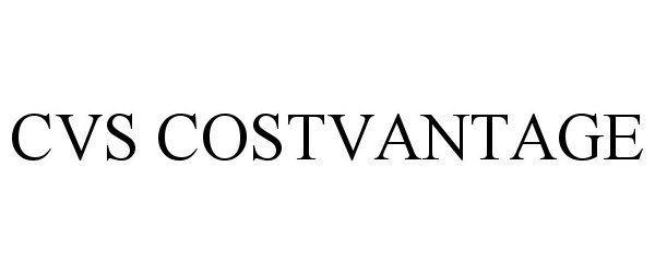 Trademark Logo CVS COSTVANTAGE