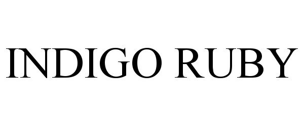 Trademark Logo INDIGO RUBY