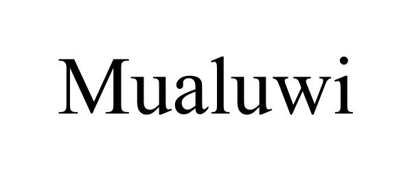 Trademark Logo MUALUWI