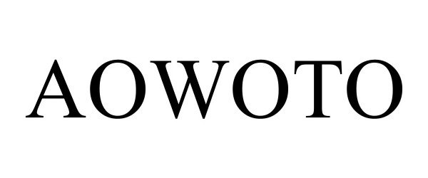 Trademark Logo AOWOTO