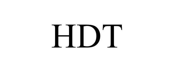 Trademark Logo HDT