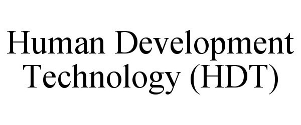 Trademark Logo HUMAN DEVELOPMENT TECHNOLOGY (HDT)