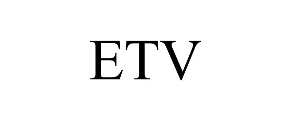 Trademark Logo ETV