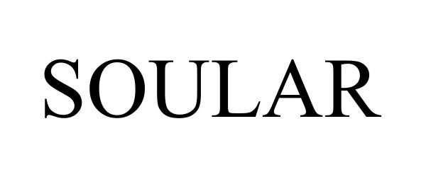 Trademark Logo SOULAR