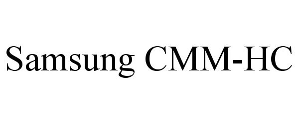 Trademark Logo SAMSUNG CMM-HC