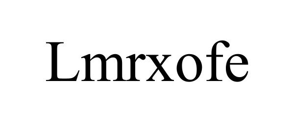 Trademark Logo LMRXOFE